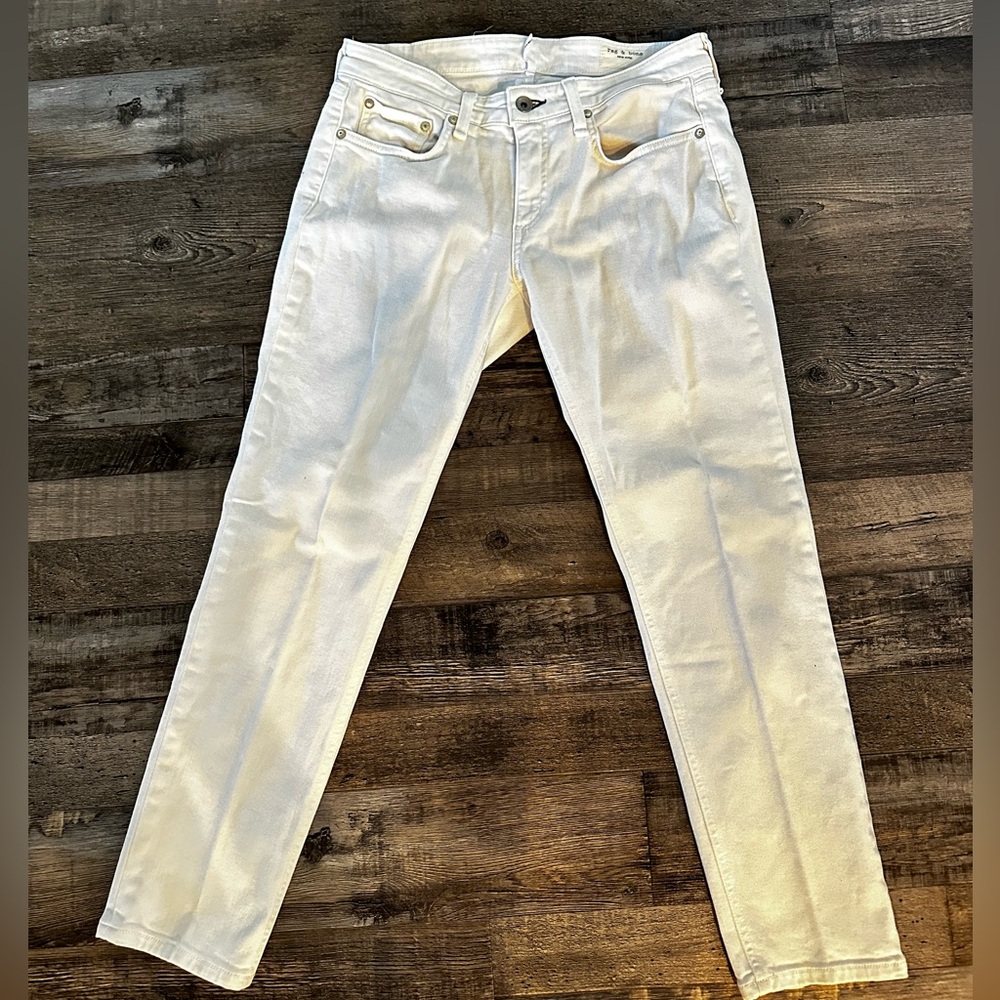 Rag & Bone White Jeans